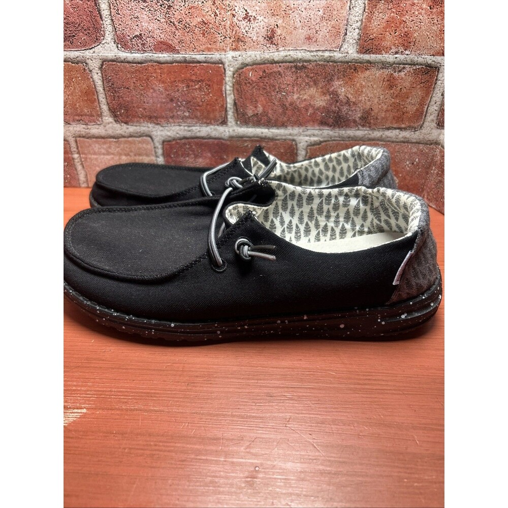 Hey Dude Wendy Steel Leaf Woman's Slip On Shoes Size 9